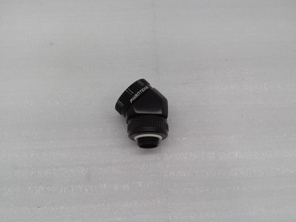 New Phanteks PH-RA45_BK16 16mm Hard Tube Rotary fitting 45 Degree G1/4-Black