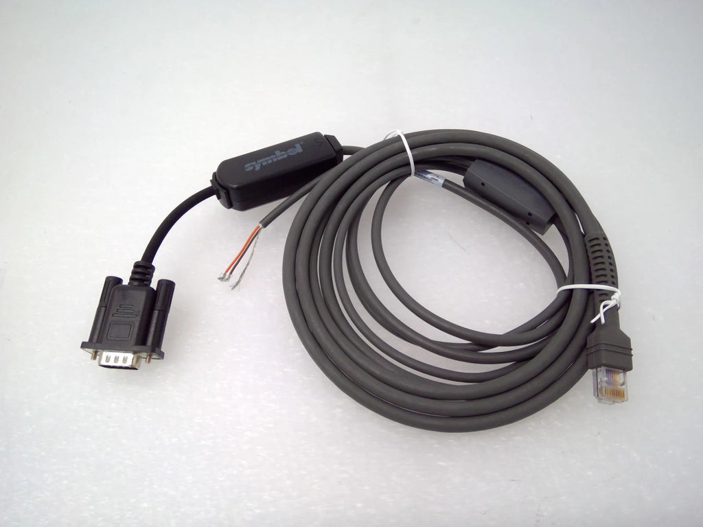 Zebra CBA-R13-S09EAR RS232 Serial Cable 9ft Straight for Wincor Nixdorf Beetle