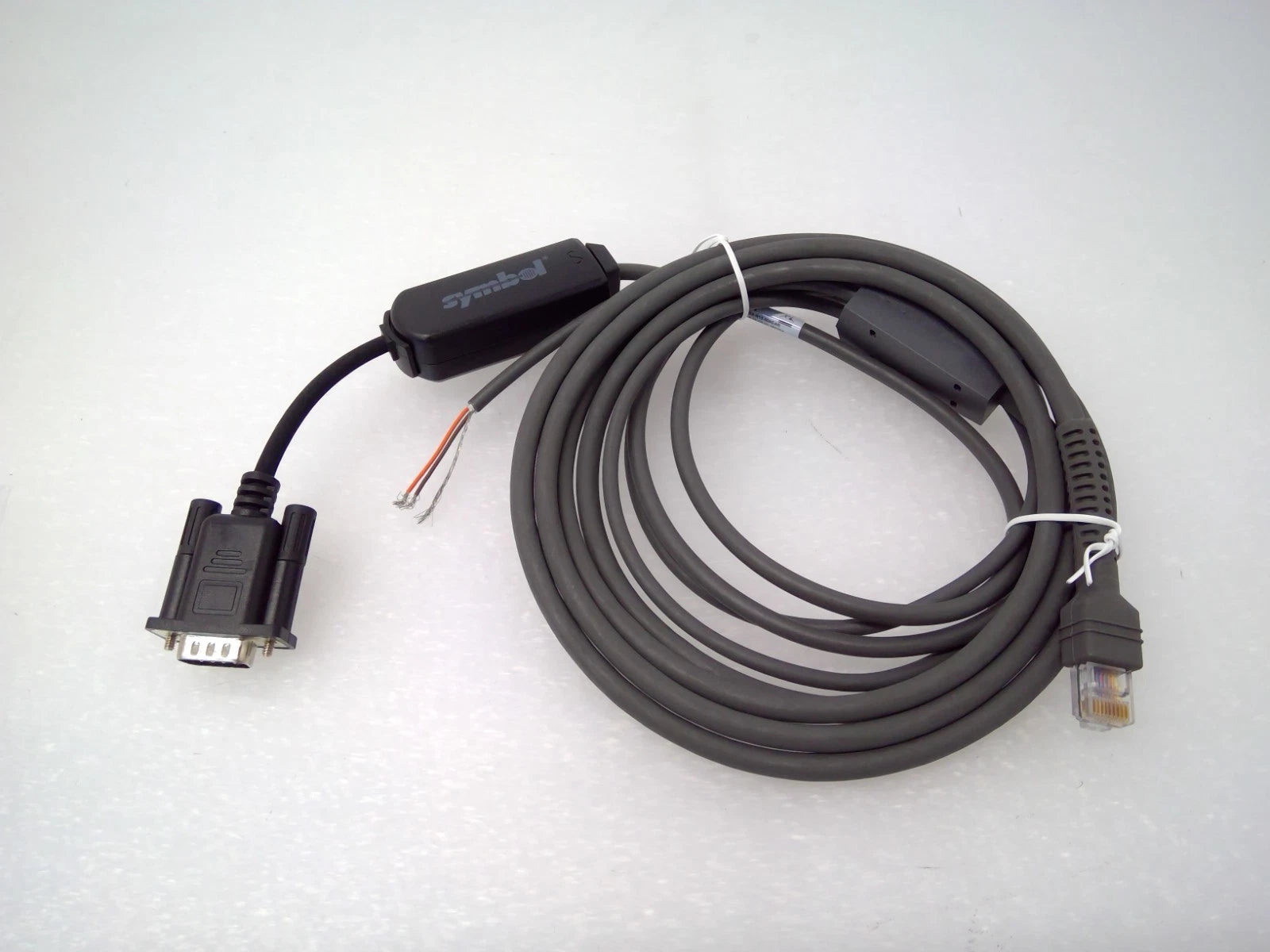 Zebra CBA-R13-S09EAR RS232 Serial Cable 9ft Straight for Wincor Nixdorf Beetle