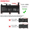 Battery C41N1731-2 For ASUS ROG Strix G512LU G512LV G512LW G512LWS G531GU G531GV