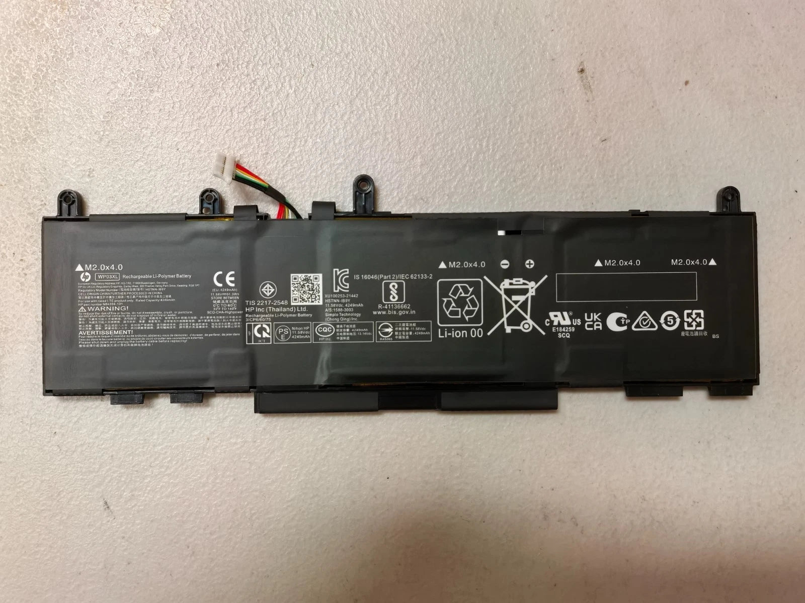 OEM WP03XL Battery For HP EliteBook 1040 X360 830 845 860 G9 G10 11.58V 51.30Wh