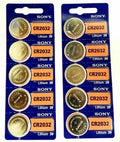 10 Pack SONY CR2032 3V Lithium Coin Battery New expire 2028