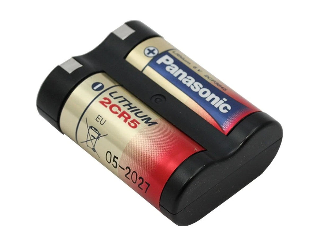 Panasonic 2CR5 6V Photo Lithium Batteries same as DL45, KL2CR5, 5032LC