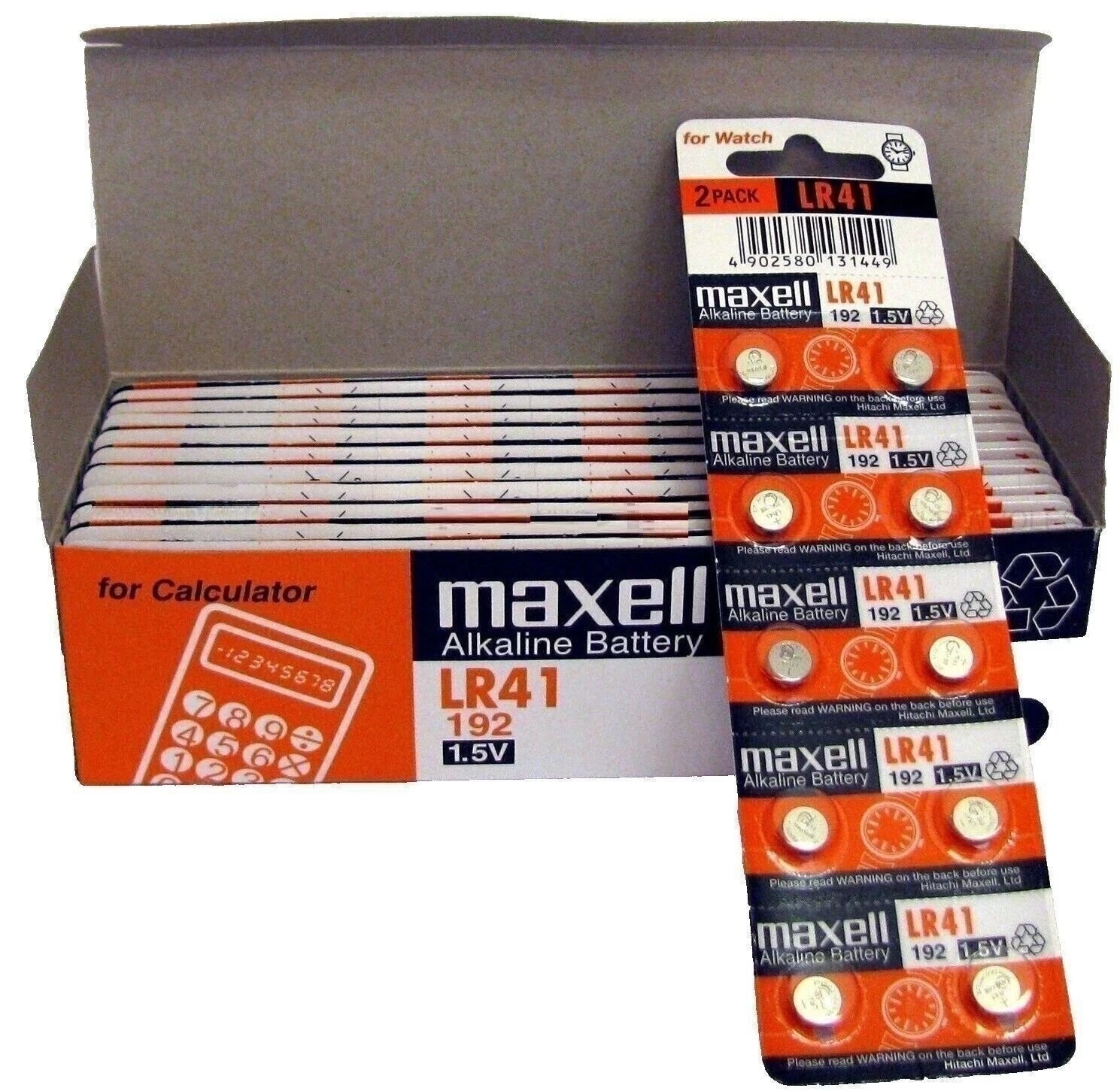 LR41 Maxell 192 (10 piece) LR41 AG3 392A 192 SR41 LR736 392 Alkaline Batteries