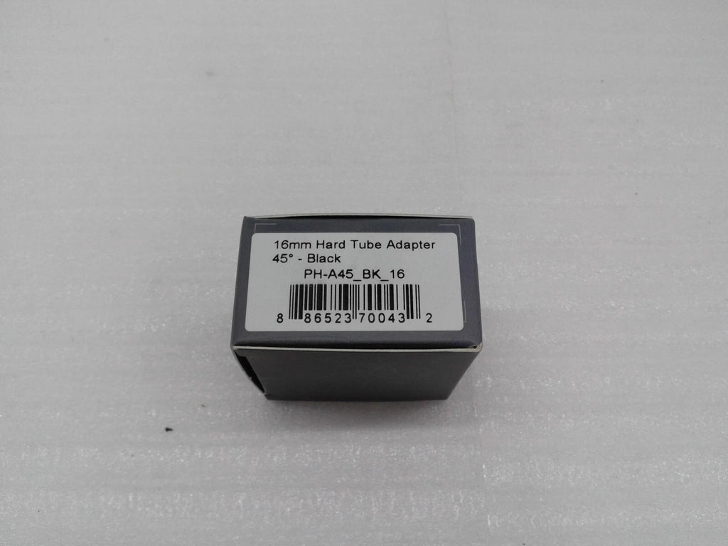 New Phanteks PH-A45_BK_16 16mm Hard Tube Adapter 45 Degree -Black