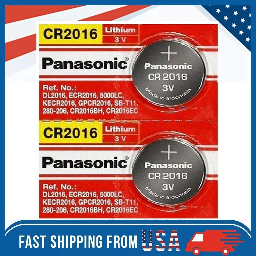 LOT 2-5-10NEW Panasonic 3V LITHIUM BATTERY CR2016 2016 BR2016 DL2016 Button Cell