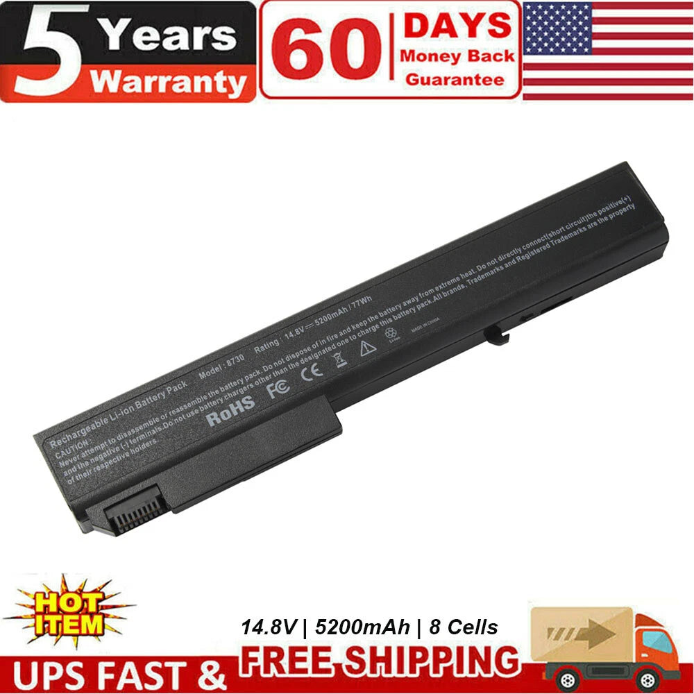 5200mAh 14.8V Battery for HP 8540W 493976-001 8740W 8540P 8530P 8530W 8730W AV08