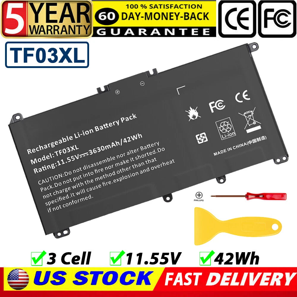 TF03XL Battery For HP Pavilion 15-CC 15-CD 17-AR HSTNN-LB7L 920070-855