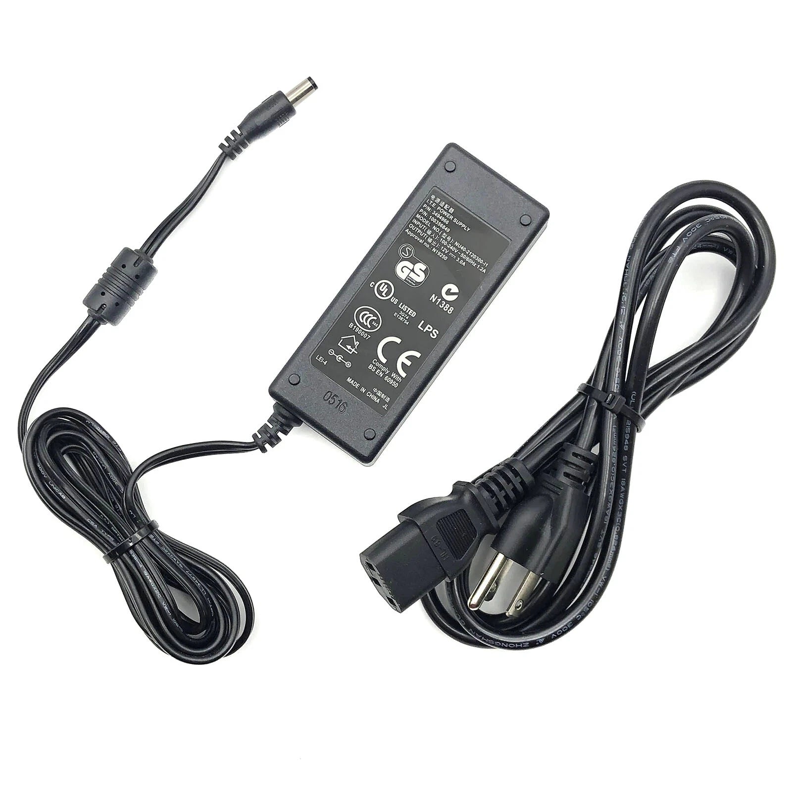 NEW Genuine LEI 36W AC Power Supply Adapter NU40-2120300-I1 12V 3A