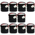 10x Exell 4/V150H-C 4.8V 150mAh NiMH Battery for Quick Check 150 200