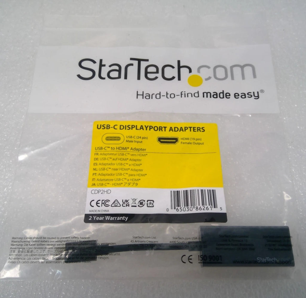 Startech.com USB-C Adapter USB-C to HDMI Adapter CDP2HD