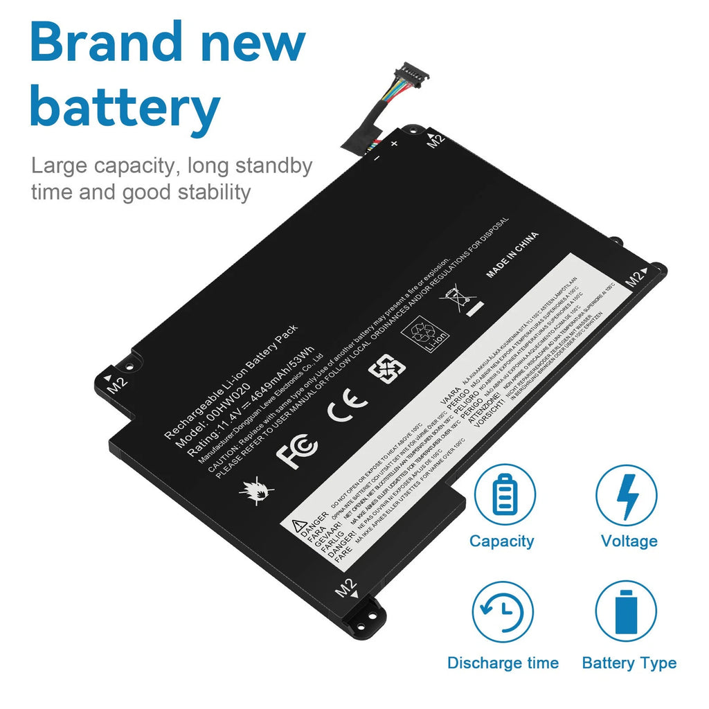Battery For Lenovo ThinkPad Yoga 460 P40 00HW020 00HW021 SB10F46458 SB10F46459