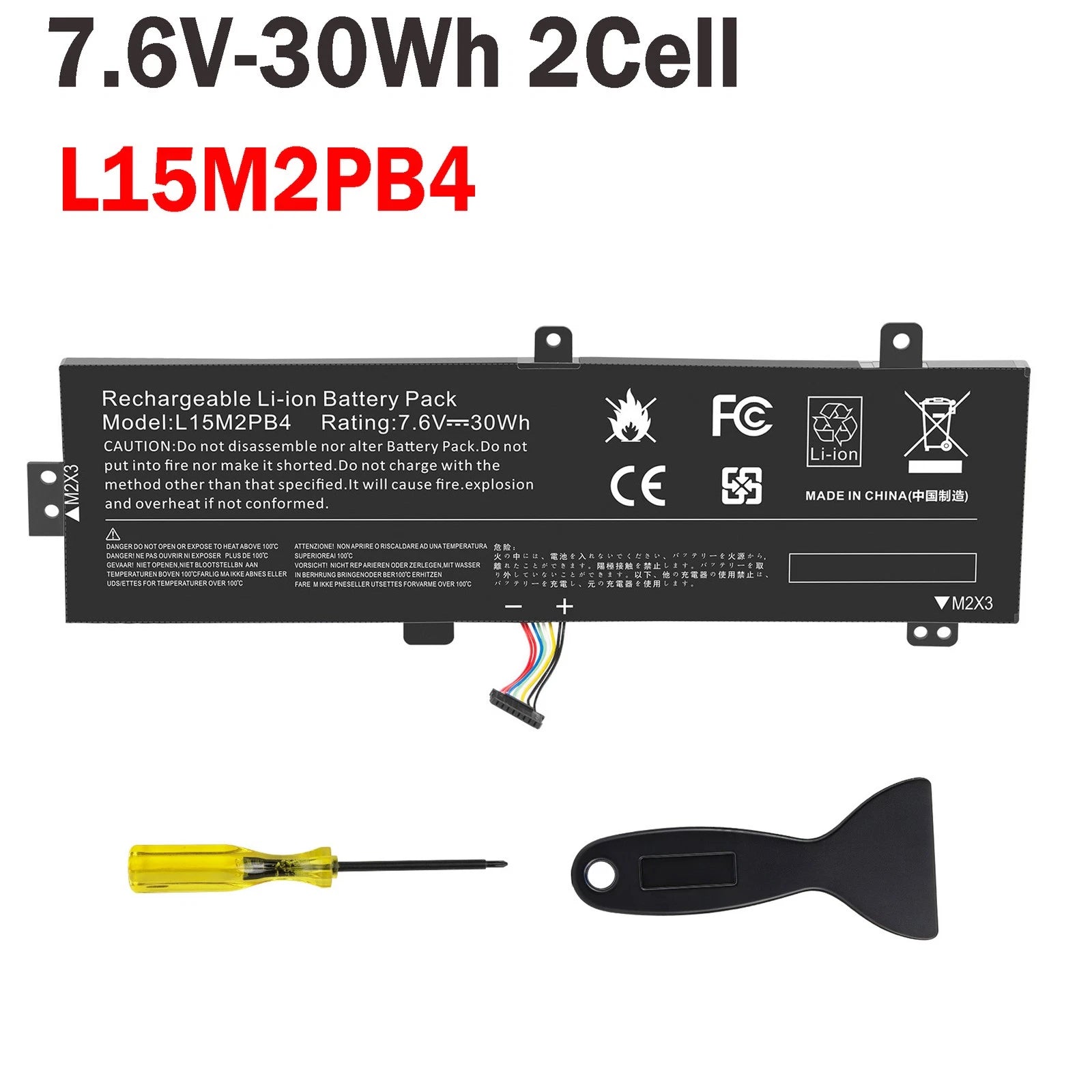 BATTERY L15L2PB4 L15M2PB5 SPARE FOR LENOVO IDEAPAD 510-15IKB 510-15ISK 310-15ABR