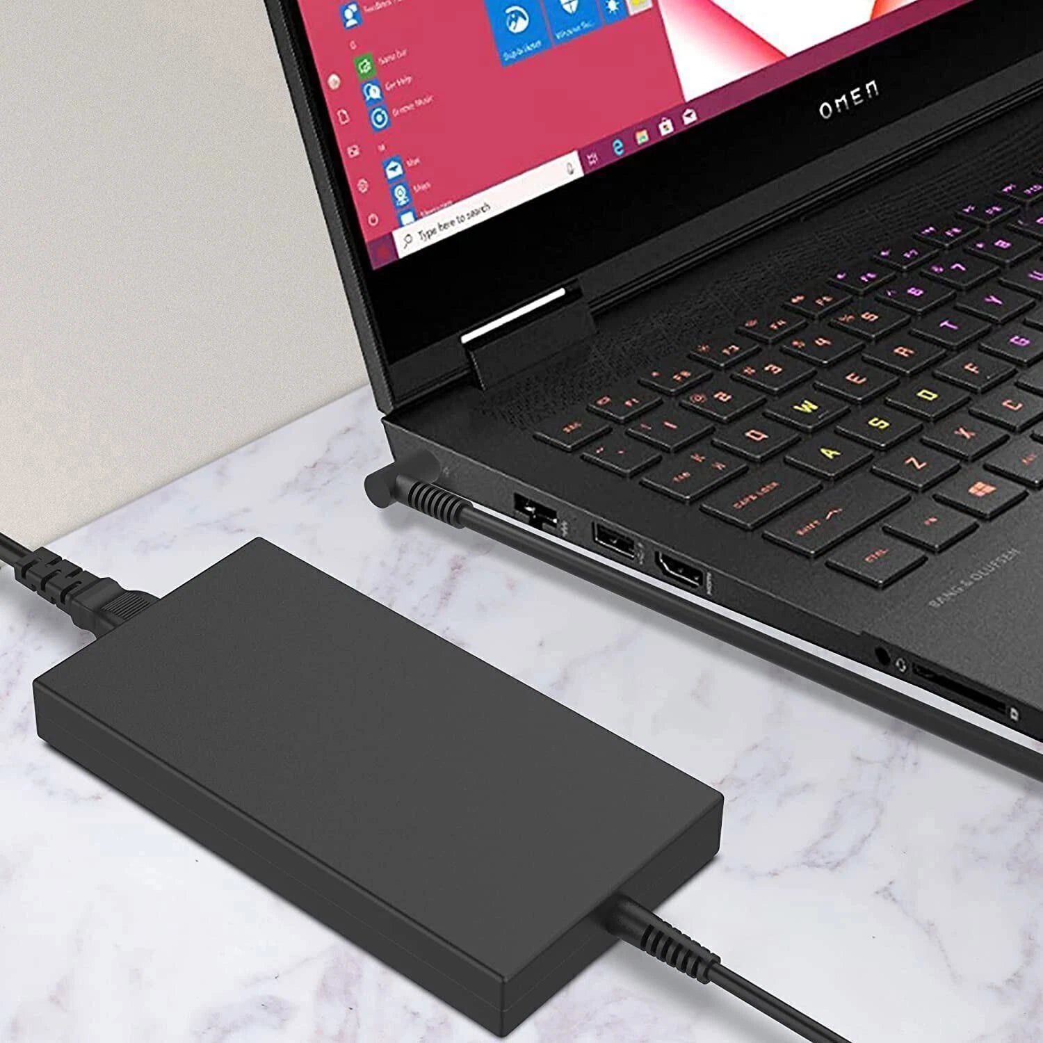 200W Laptop Charger Adapter Power Cord For HP USB-C Dock G5 5TW10UT G2 HP Omen