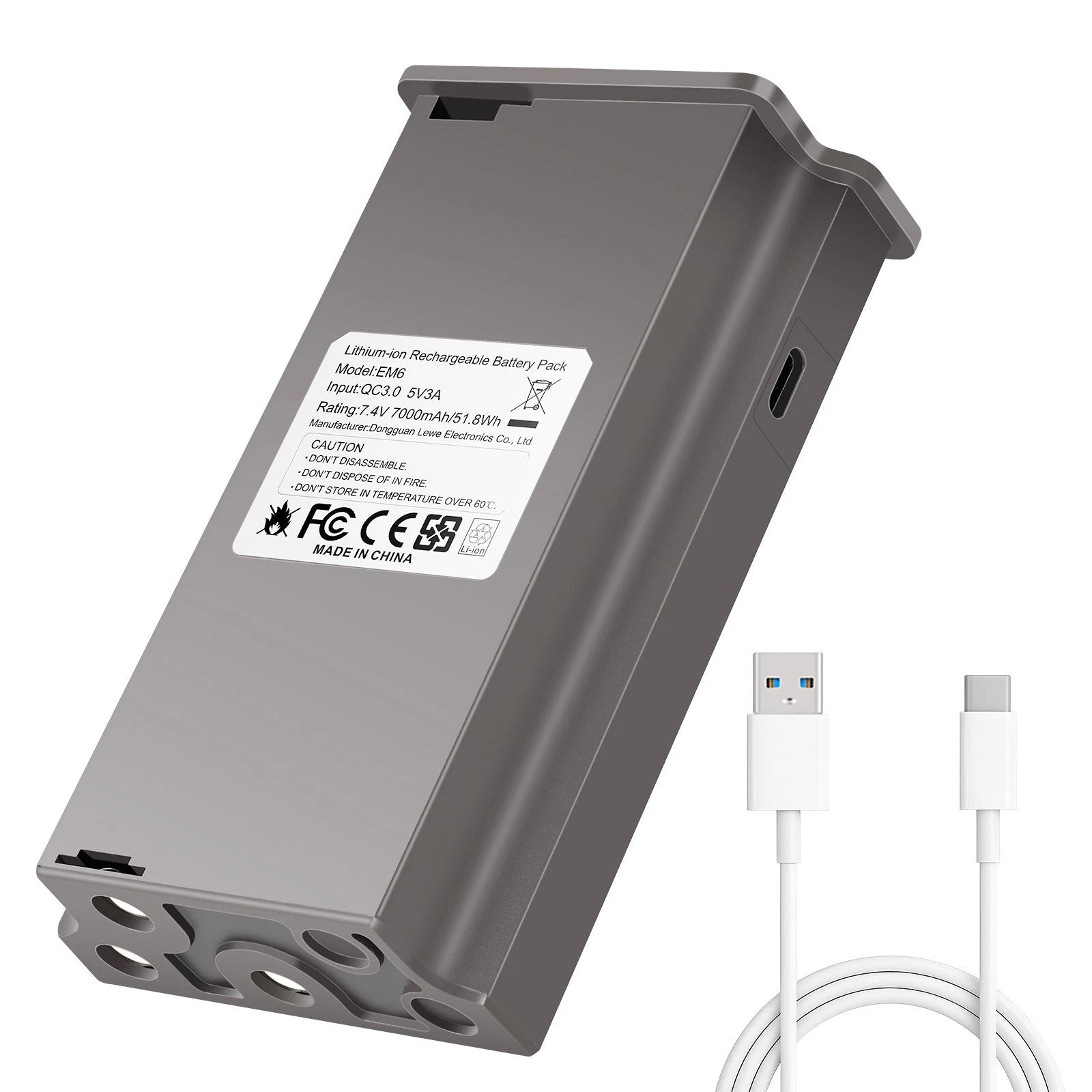 FOR TACTACAM Reveal Lipo Lithium Battery Pack for Reveal X Gen 3.0, 2.0