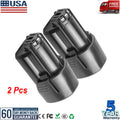 2X 4.0Ah For Bosch 10.8V 12V Battery GSR GDR GWI GSA BAT411A BAT412A PS50B PS20B