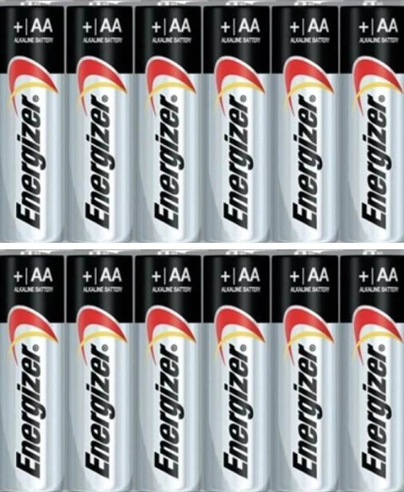 Energizer AA Max Alkaline E91 Battery x 12 Bulk
