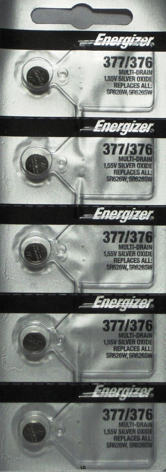 ENERGIZER 377/376 SR626SW SR626W WATCH BATTERIES NEW SEALED Authorize Seller