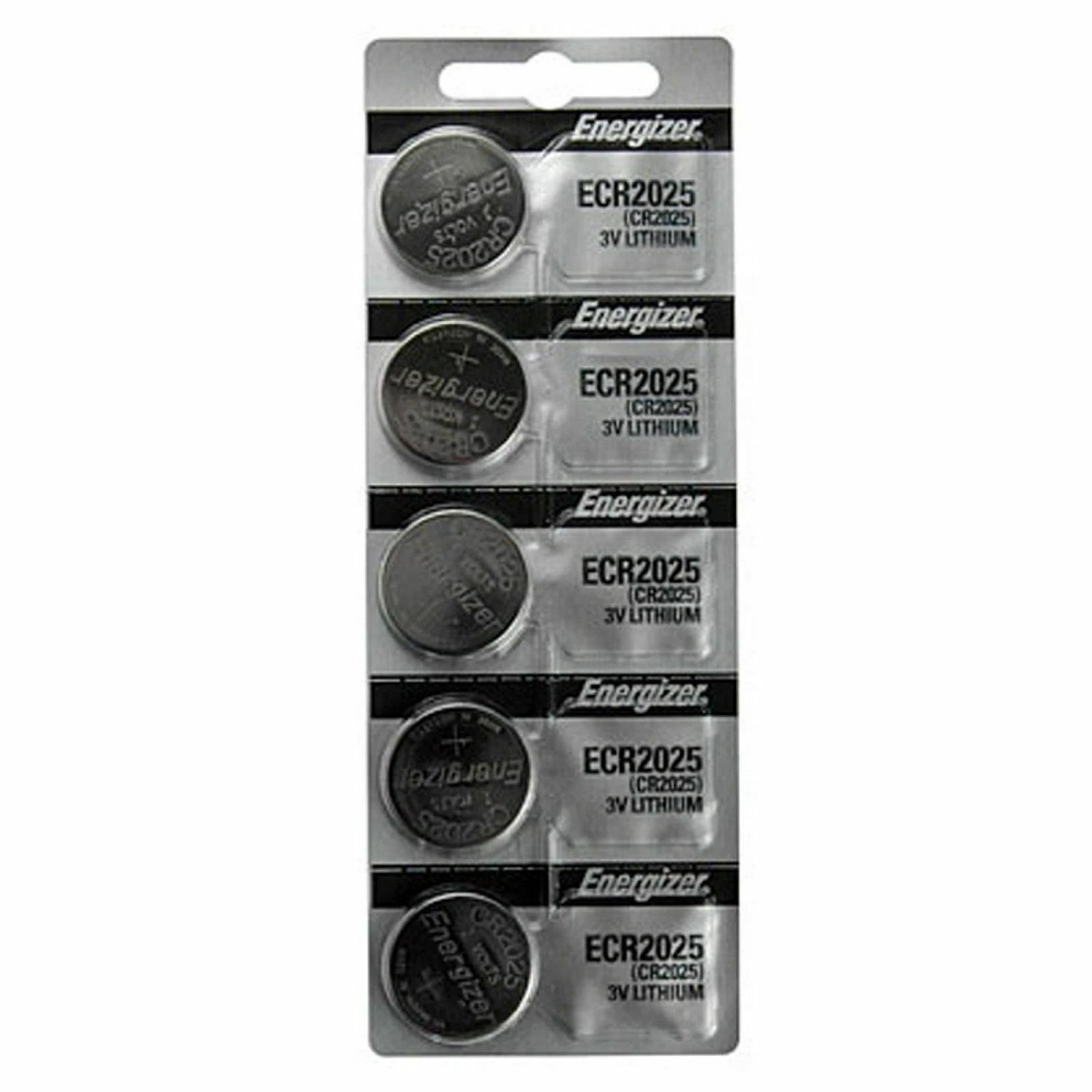 5 x FRESH Genuine Energizer CR2025 ECR2025 3V Coin Button Battery Fast Shipping