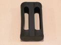 1 pc 2-bay 18650 SILICONE STORAGE PROTECTIVE CASE HOLDER BATTERY black