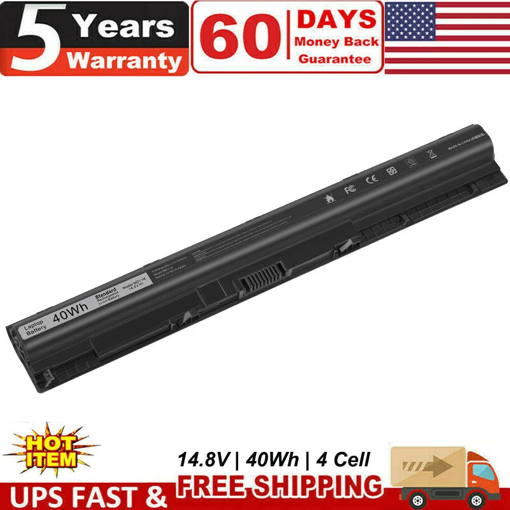 M5Y1K K185W Battery 40Wh For Dell Inspiron 3451 3458 5455 5551 5555 5558/Charger