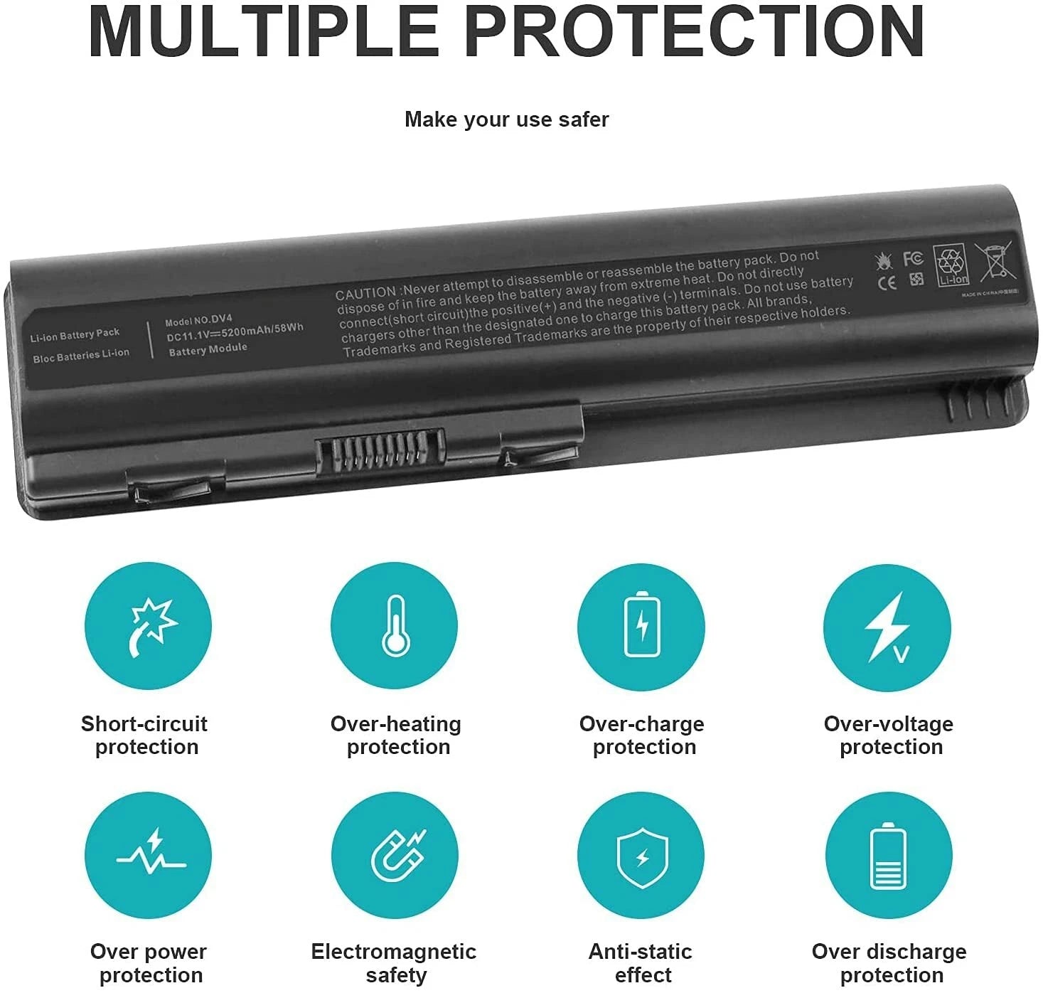 Battery/Charge 484170-001 for HP Compaq G50 G60 G70 G71 CQ40 CQ45 CQ60 CQ61 CQ70