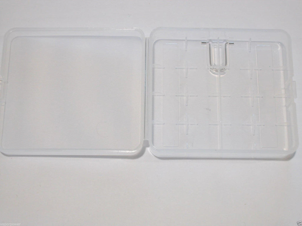 1 pc Clear Hard Plastic Case Holder Storage Box For 4 x 18650 Battery (4 bay)