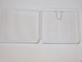 1 pc Clear Hard Plastic Case Holder Storage Box For 4 x 18650 Battery (4 bay)