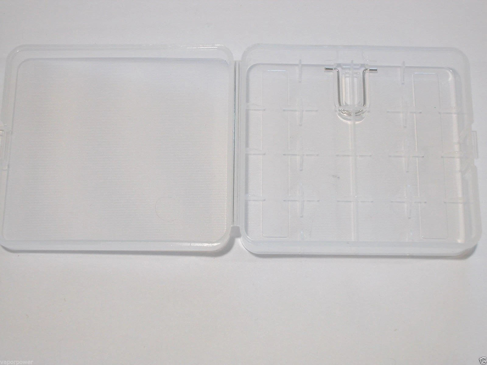 1 pc Clear Hard Plastic Case Holder Storage Box For 4 x 18650 Battery (4 bay)