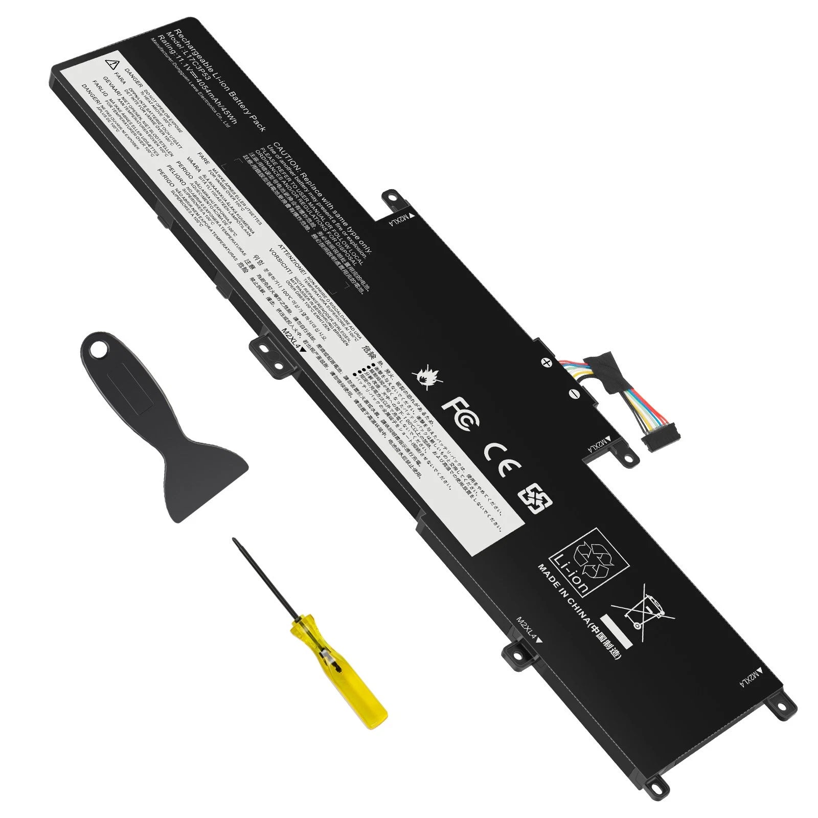 Battery L17C3P53 L17L3P53 For Lenovo ThinkPad L380 L390 Yoga Series 01AV482 45Wh