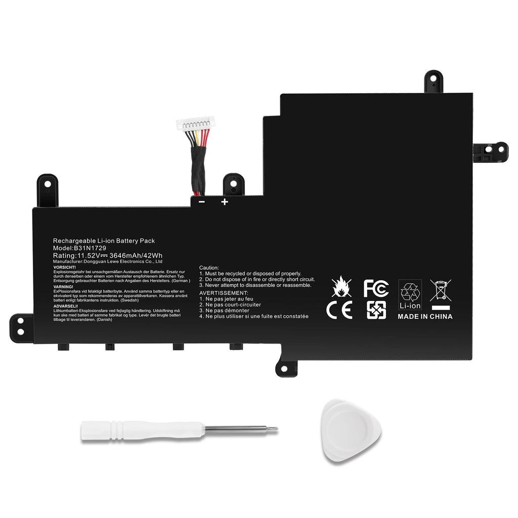Replace B31N1729 Battery For ASUS VivoBook S15 S530F S530UA S530UN X530FN S5300F