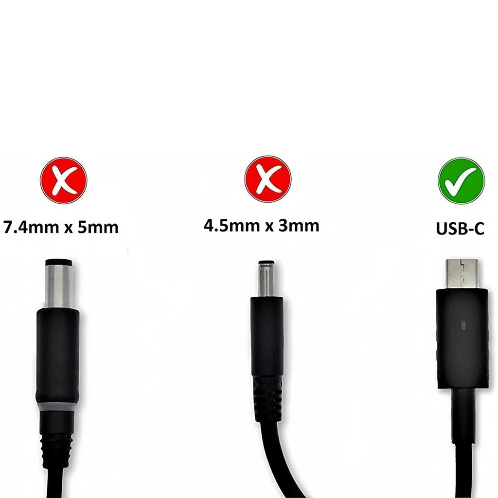 130W USB C Charger for Dell XPS 15 9500 9700 9575 T4V18 Laptop Adapter Type-C