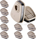 20Pcs(10Pairs) 6001 Filter Cartridges for Respirator 6200, 6500 6502 7502 Series
