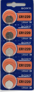 5 x CR 1220 SONY LITHIUM BATTERIES 3V Watch New Authorized Seller Exp:2028