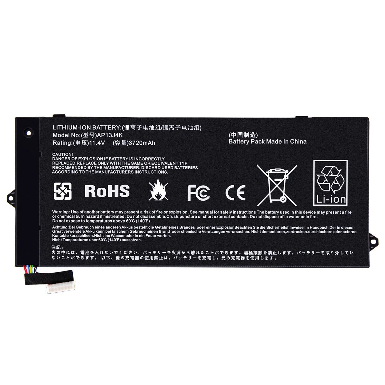 AP13J3K Battery for Acer Chromebook C720-2848 C720 C720P C740 14 CB3-431 AP13J4K