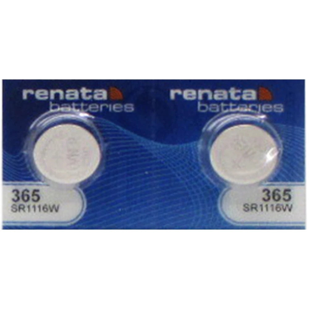 365 Renata Mercury Free Silver Oxide Watch Battery x 2
