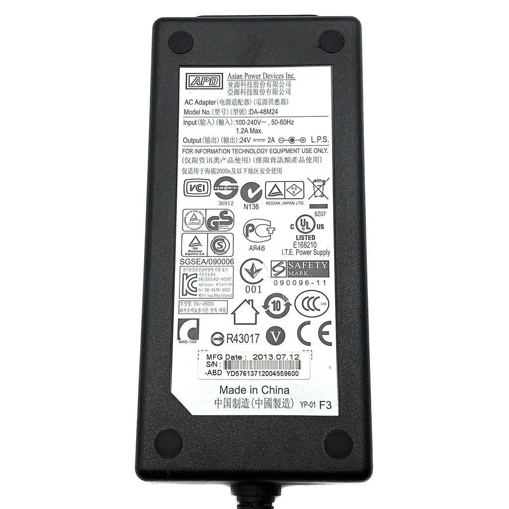 New Original APD AC Adapter 24V For Visioneer Patriot D40 470 430 450 Scanner