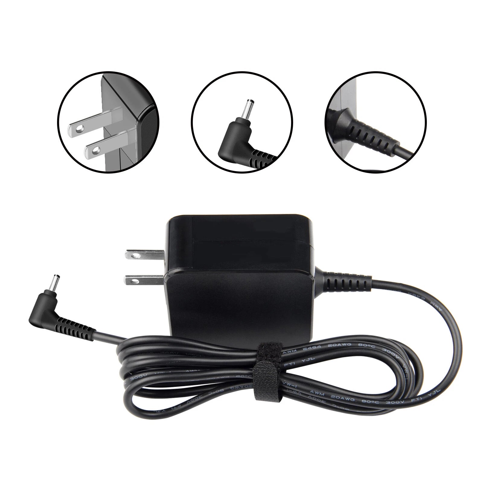 19V 2.37A 45W Laptop Replacement Power Adapter Charger For Acer Aspire 3.0*1.1mm