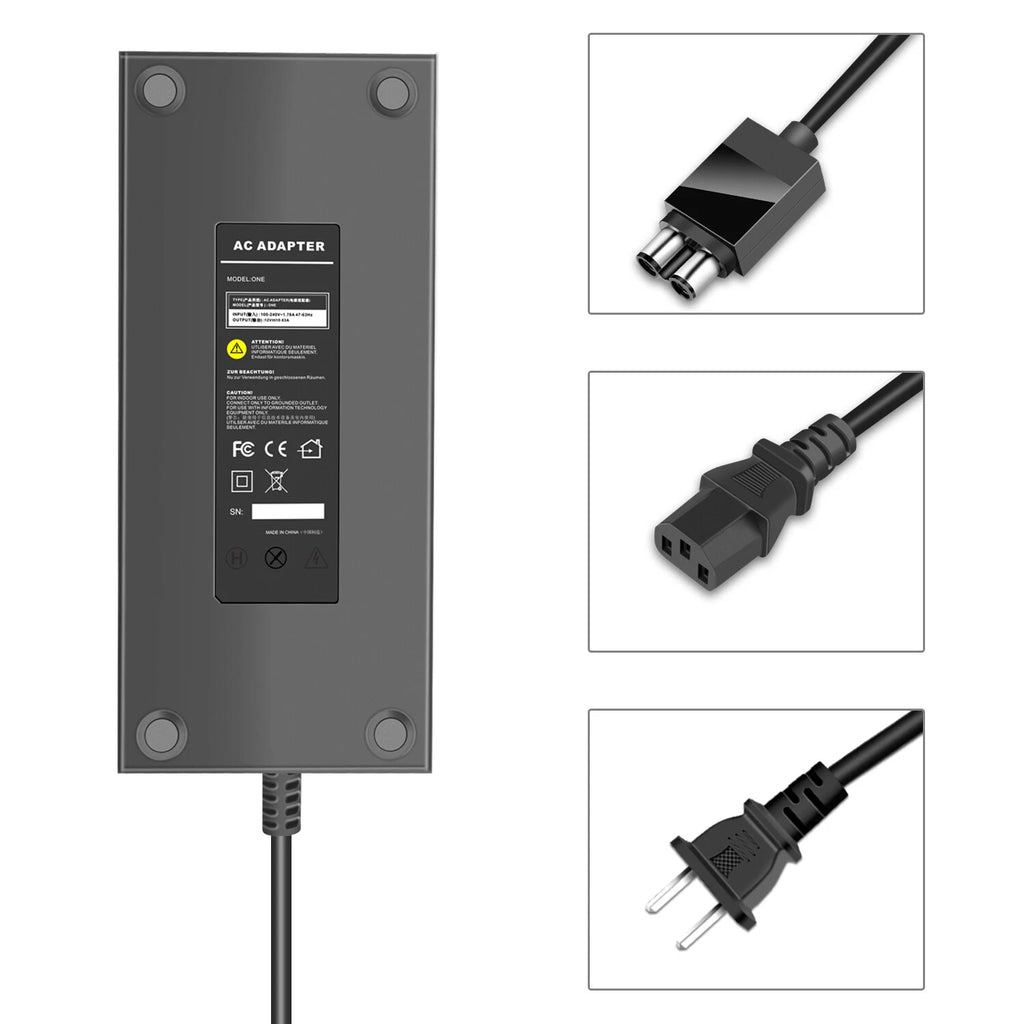 Adapter Brick Charger Power Supply Cord Cable for Microsoft XBOX ONE Console PSU