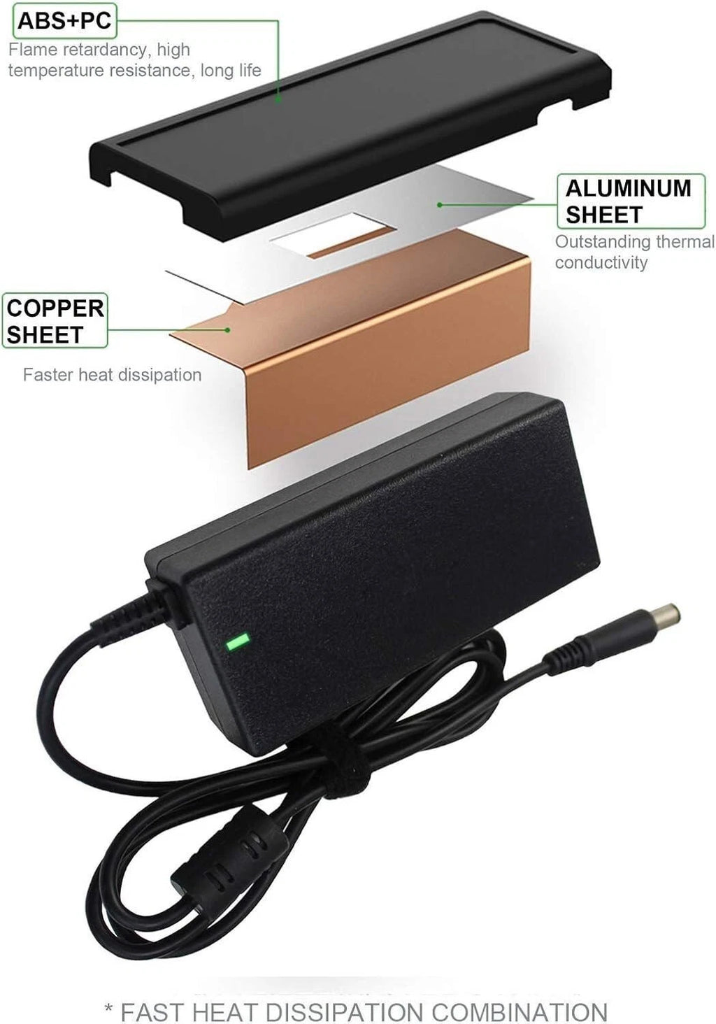 For Dell Latitude 90W Laptop AC Adapter Charger PA-10 E6410 E6420 E5410 M6700
