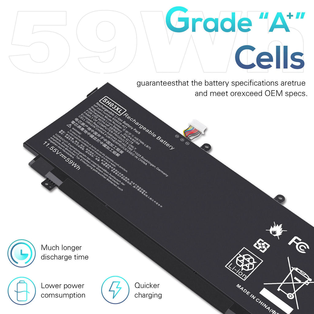 SH03XL 859356-855 Battery for HP Spectre X360 13-AC0XX 13-AC033DX 13-W013DX