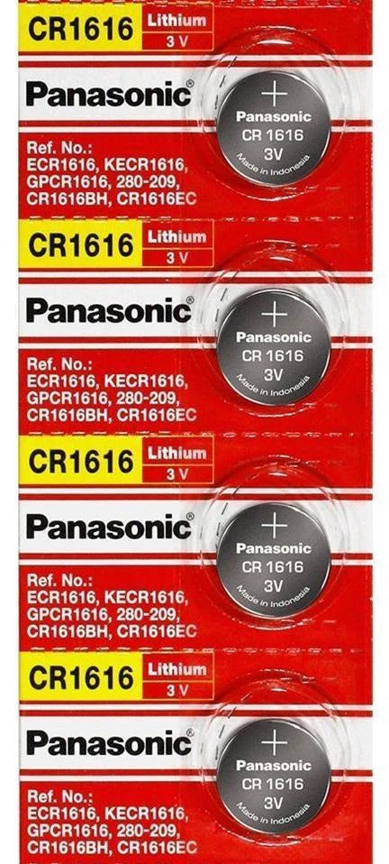 CR1616 1616 Battery Lithium Coin Batteries (Pack of 4) by Panasonic