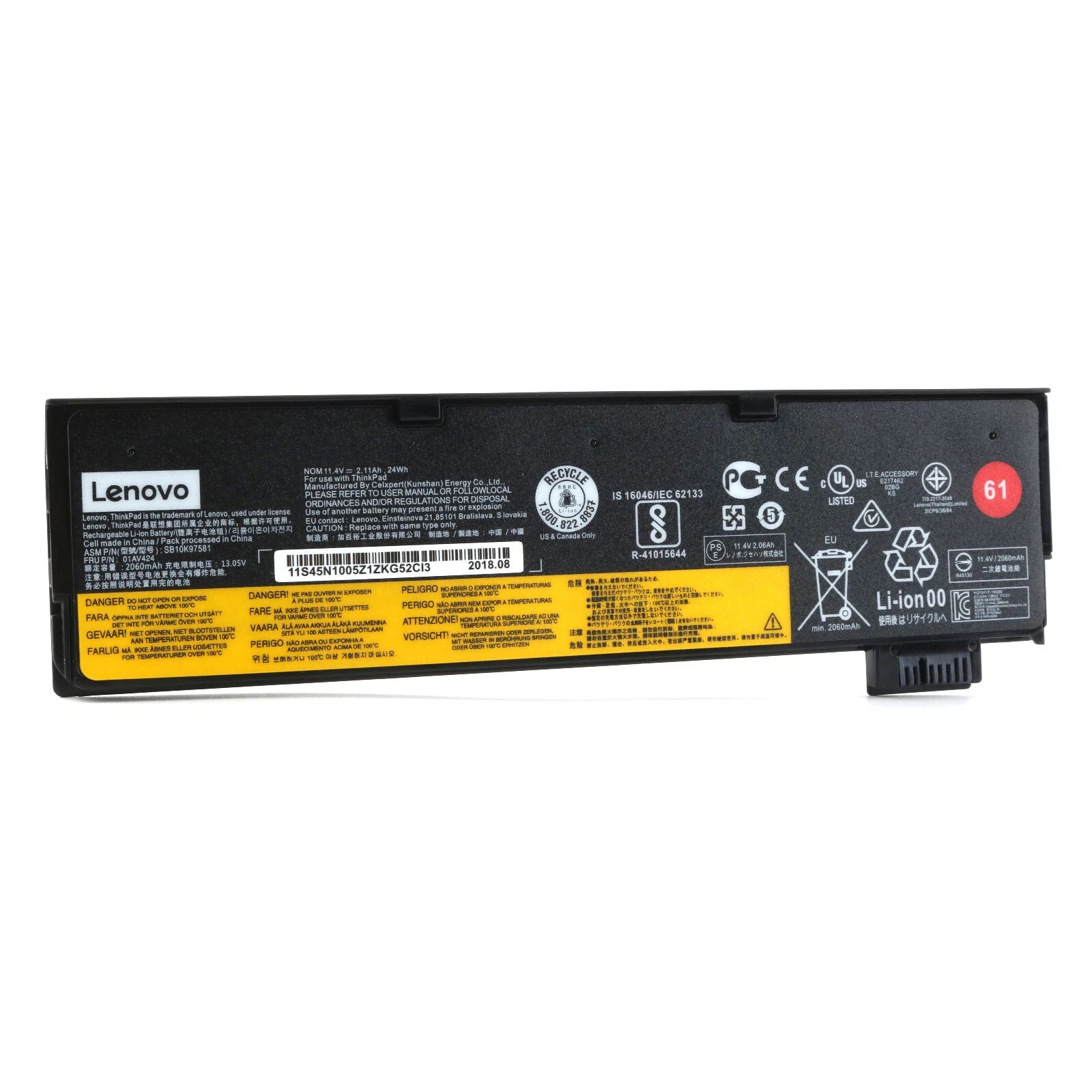 Genuine 01AV423 01AV424 Battery for Lenovo ThinkPad T480 T470 T580 T570 P51S P52