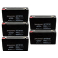 NEW 5pc 6V 1.3Ah SLA Battery WB613 For UB613, PS612, WKA6-1.3F