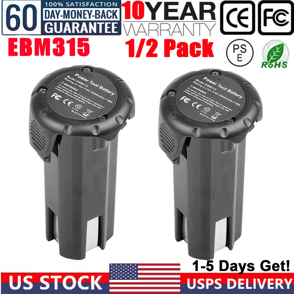 3.6V Lithium Battery For Hitachi Battery EBM315 326263 326299 NT65GS FDB3DL 3Ah