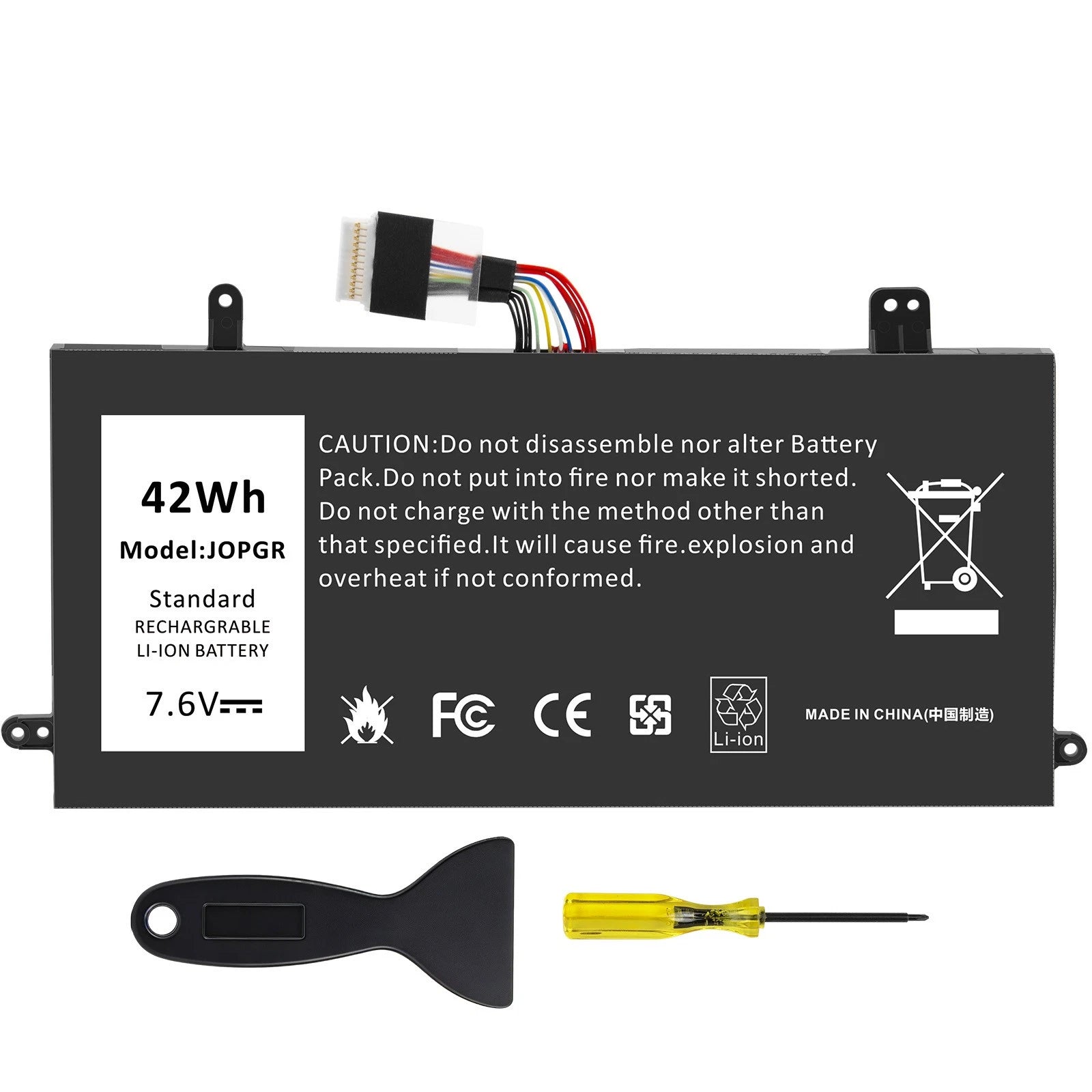 Battery J0PGR For Dell Latitude 5285 5290 E5285 2-in-1 T17G JOPGR RDYCT 7.6V 42W