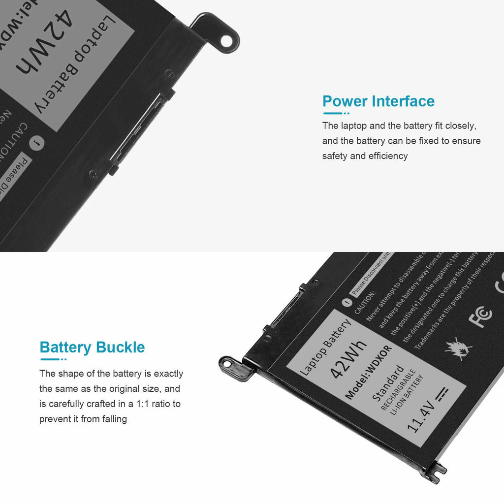 WDX0R WDXOR Battery For DELL Inspiron 17 5765 5767 5770 15 7560 7570 7579 7569