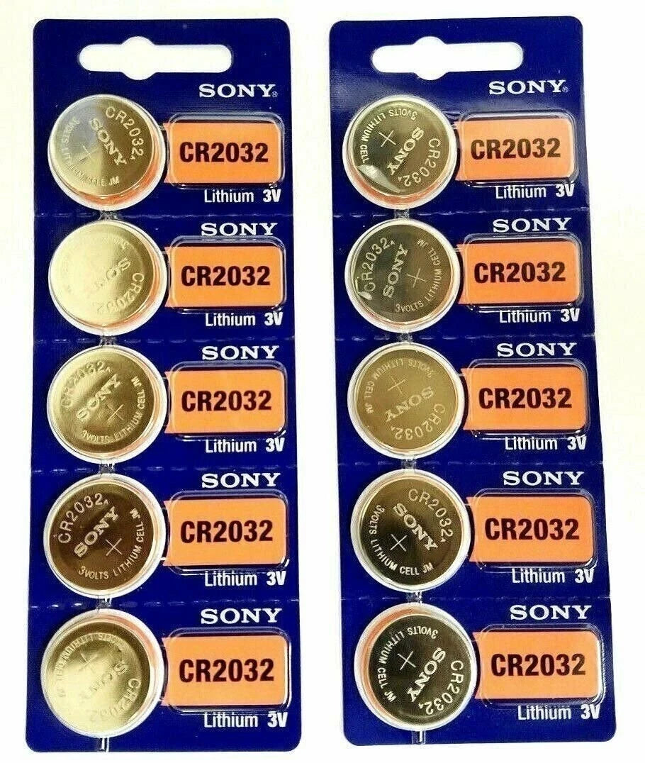 **FRESHLY NEW**10x SONY CR2032 Lithium Battery 3V Exp 2028 Pack 10 pcs Coin Cell