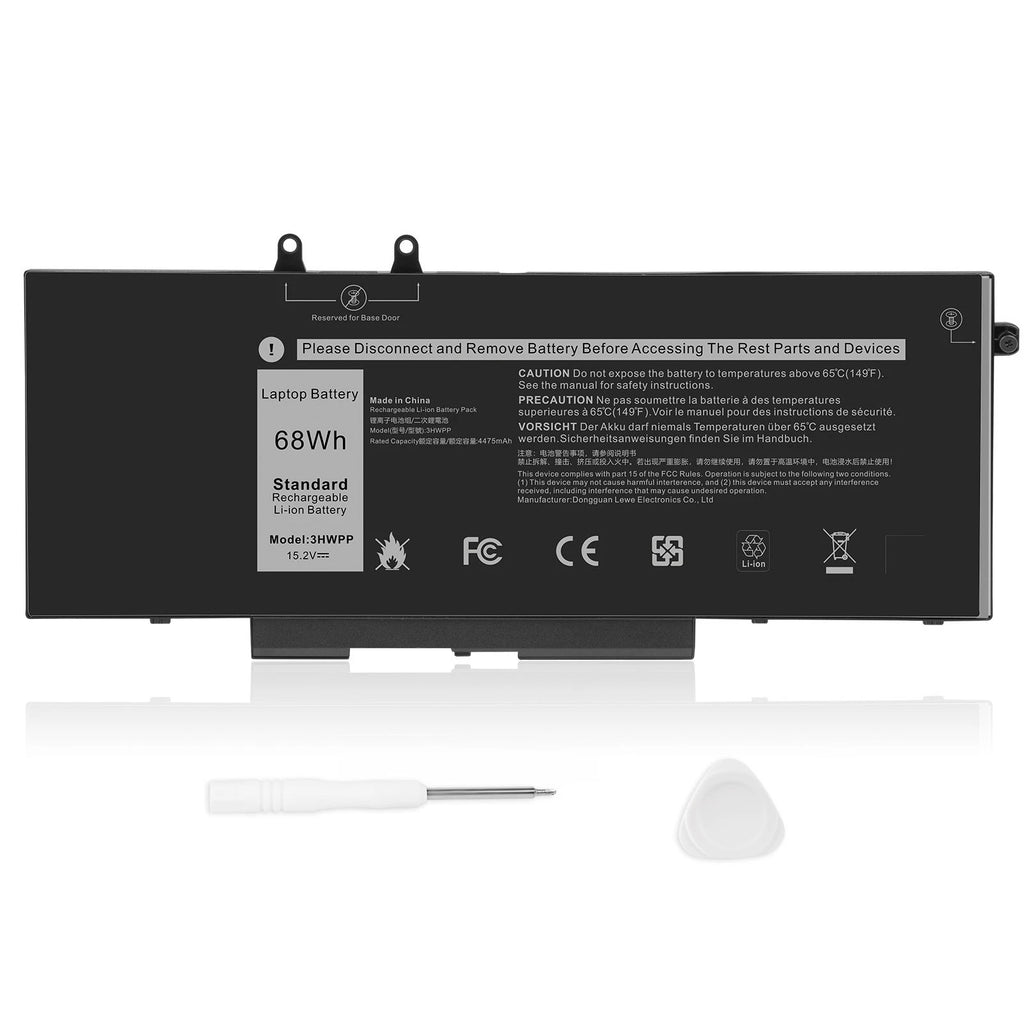 ?4GVMP 3HWPP Battery For Dell Latitude 5400 5401 5500 5501 5510 Precision 3540