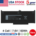 For Dell LATITUDE 7300 7400 Battery 7.6V 60Wh 5VC2M N2K62 Type MXV9V Notebook